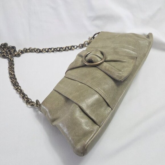 Pochette Mini Bag Green Leather - Picture 3 of 14